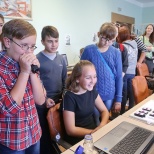 Ученики Чаусского районного центра STEM-образования